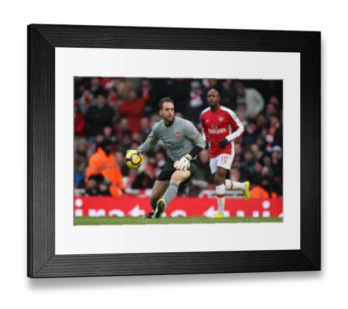 Framed Print : Manuel Almunia's Dramatic Save: Arsenal 2-2 Everton, Barclays Premier League (2010) Framed Print : Manuel Almunia's Dramatic Save: Arsenal 2-2 Everton, Barclays Premier League (2010)