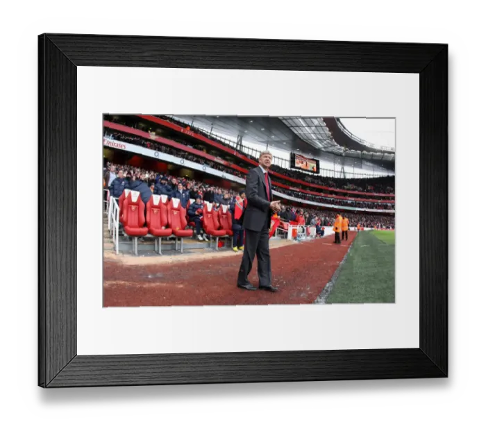 Framed Print : A Battle of Wits: Arsene Wenger and Arsenal vs Everton, 2-2 Draw (January 9, 2010) Framed Print : A Battle of Wits: Arsene Wenger and Arsenal vs Everton, 2-2 Draw (January 9, 2010)