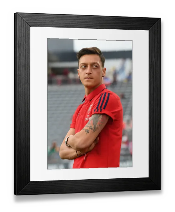 Framed Print : Mesut Ozil: Arsenal Star Prepares for Colorado Rapids Clash Framed Print : Mesut Ozil: Arsenal Star Prepares for Colorado Rapids Clash