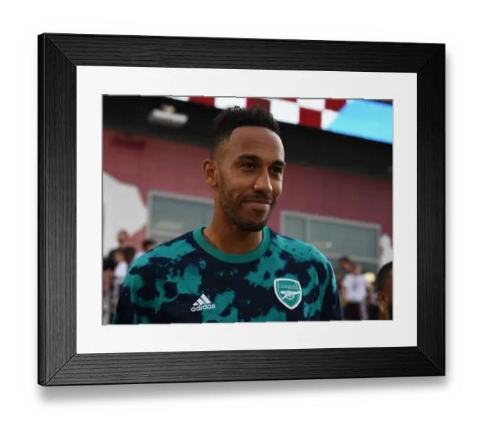 Framed Print : Arsenal's Pierre-Emerick Aubameyang Prepares for Colorado Rapids Clash Framed Print : Arsenal's Pierre-Emerick Aubameyang Prepares for Colorado Rapids Clash