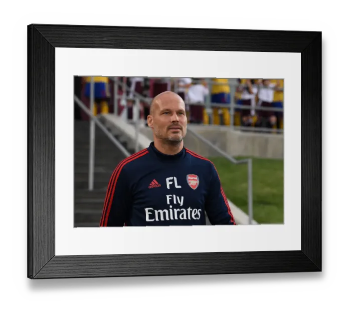 Framed Print : Arsenal FC: Freddie Ljungberg Prepares for Colorado Rapids Clash (2019-20)