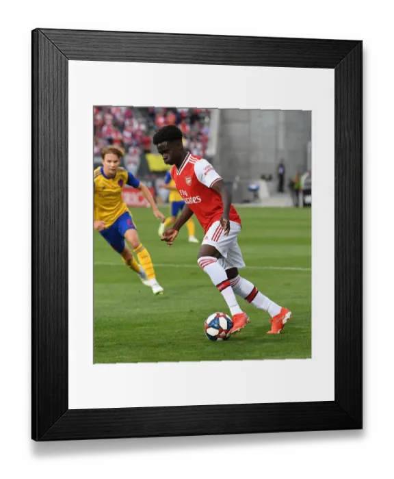 Framed Print : Bukayo Saka in Action: Arsenal vs Colorado Rapids (2019-20)