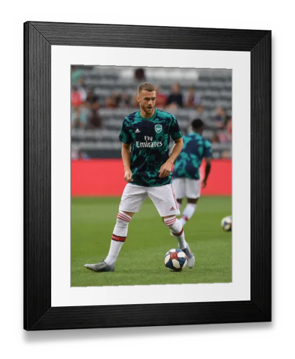 Framed Print : Arsenal's Calum Chambers Prepares for Colorado Rapids Clash