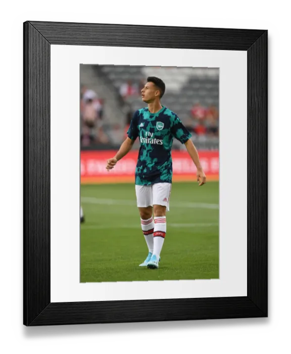 Framed Print : Arsenal's Gabriel Martinelli Prepares for Colorado Rapids Clash