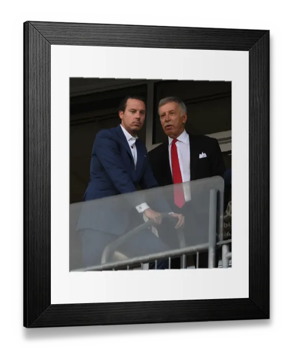 Framed Print : Arsenal Owners Stan and Josh Kroenke Prior to Colorado Rapids Match, 2019 Framed Print : Arsenal Owners Stan and Josh Kroenke Prior to Colorado Rapids Match, 2019