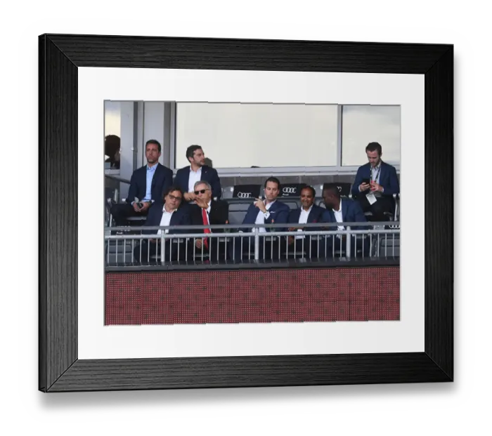 Framed Print : Arsenal Executives at 2019 Colorado Rapids Match Framed Print : Arsenal Executives at 2019 Colorado Rapids Match