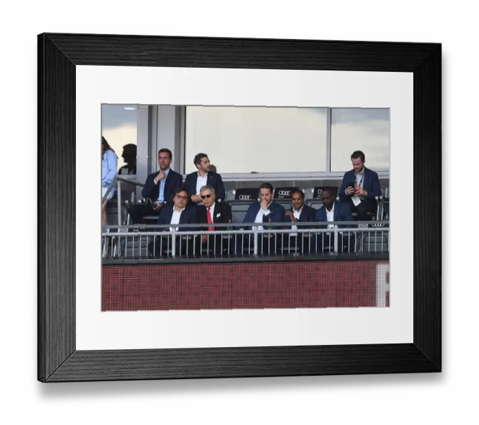 Framed Print : Arsenal Executives at 2019 Colorado Rapids Match