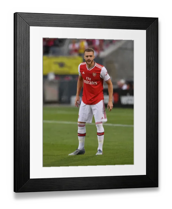 Framed Print : Arsenal's Calum Chambers in Action against Colorado Rapids