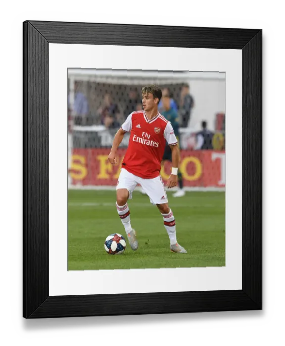 Framed Print : Arsenal's Robbie Burton Faces Off Against Colorado Rapids in Commerce City