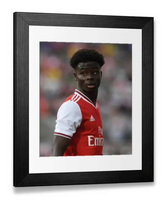 Framed Print : Arsenal's Bukayo Saka in Action: Colorado Rapids Clash (2019-20)
