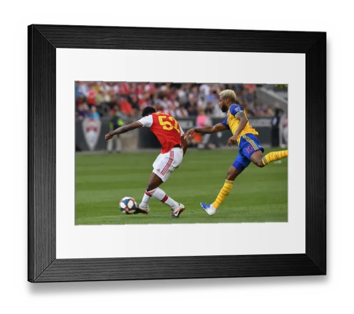 Framed Print : Arsenal's James Olayinka Scores Second Goal vs Colorado Rapids, 2019