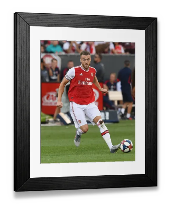 Framed Print : Arsenal's Calum Chambers in Action Against Colorado Rapids