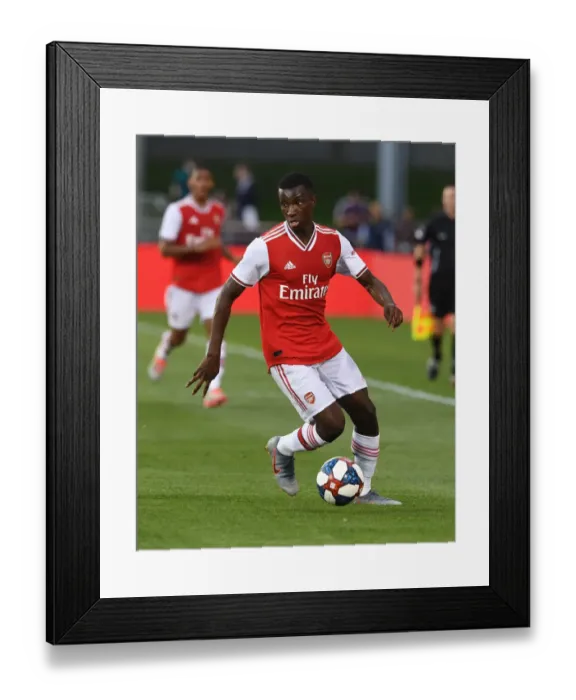 Framed Print : Arsenal's Eddie Nketiah in Action against Colorado Rapids (2019-20)