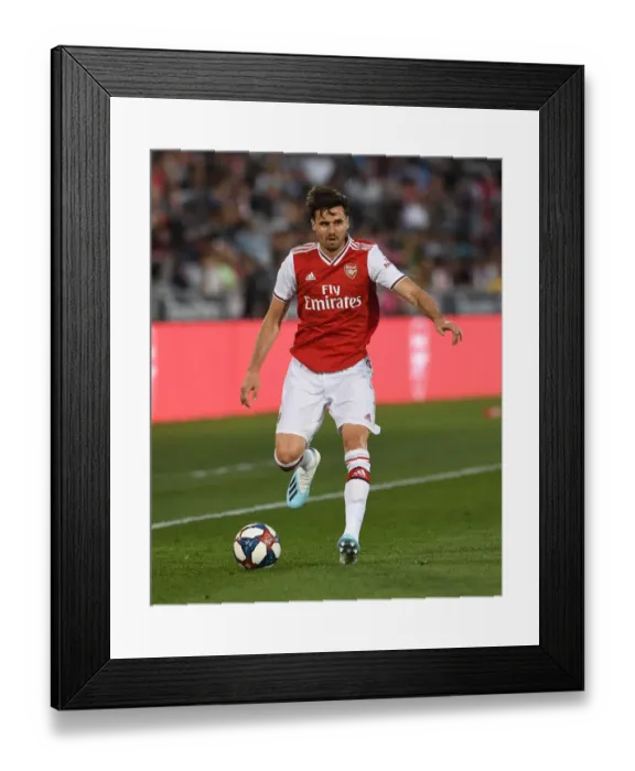 Framed Print : Arsenal's Jenkinson Takes on Colorado Rapids in 2019 Pre-Season Match
