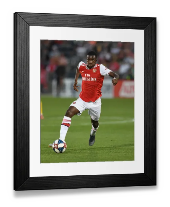 Framed Print : Arsenal's Eddie Nketiah in Action Against Colorado Rapids (2019-20)