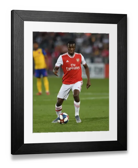 Framed Print : Arsenal's Eddie Nketiah in Action Against Colorado Rapids