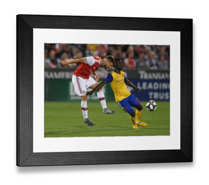 Framed Print : Arsenal's Mustafi Faces Off Against Colorado Rapids in 2019-20 Pre-Season Clash Framed Print : Arsenal's Mustafi Faces Off Against Colorado Rapids in 2019-20 Pre-Season Clash