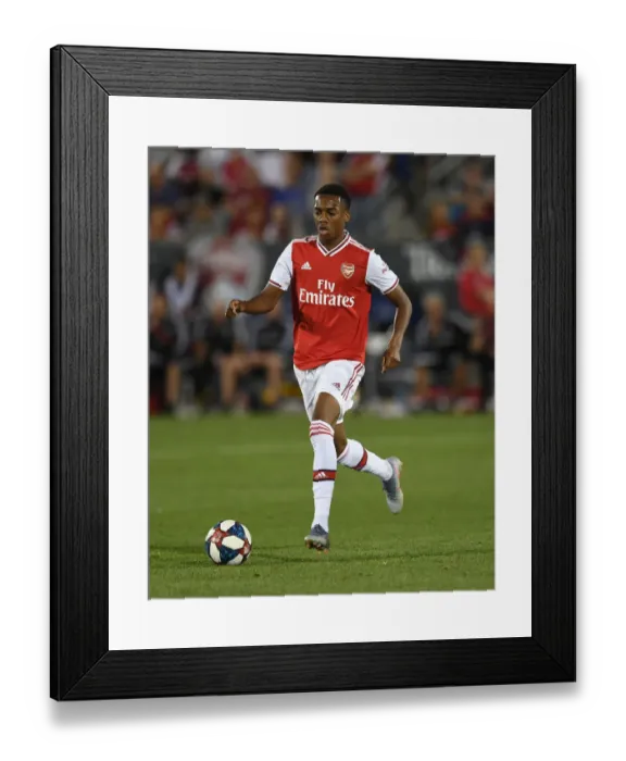Framed Print : Joe Willock in Action: Arsenal vs Colorado Rapids, 2019