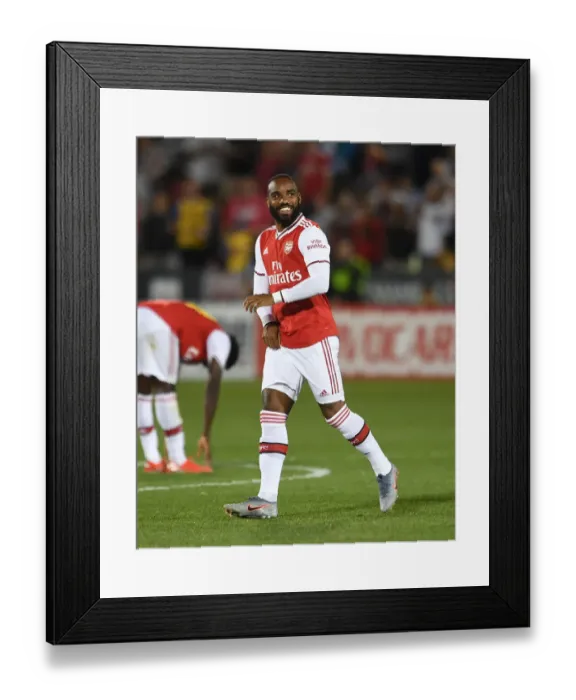 Framed Print : Alexandre Lacazette in Action: Arsenal vs Colorado Rapids, 2019