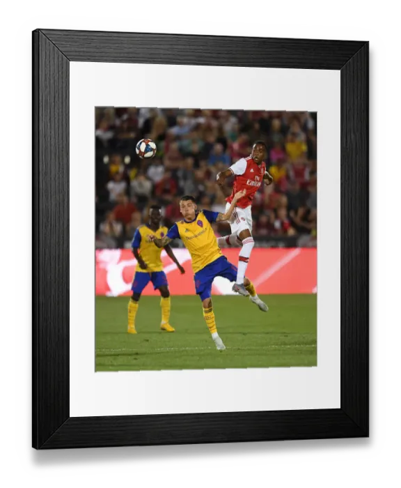 Framed Print : Joe Willock in Action: Arsenal vs Colorado Rapids, 2019