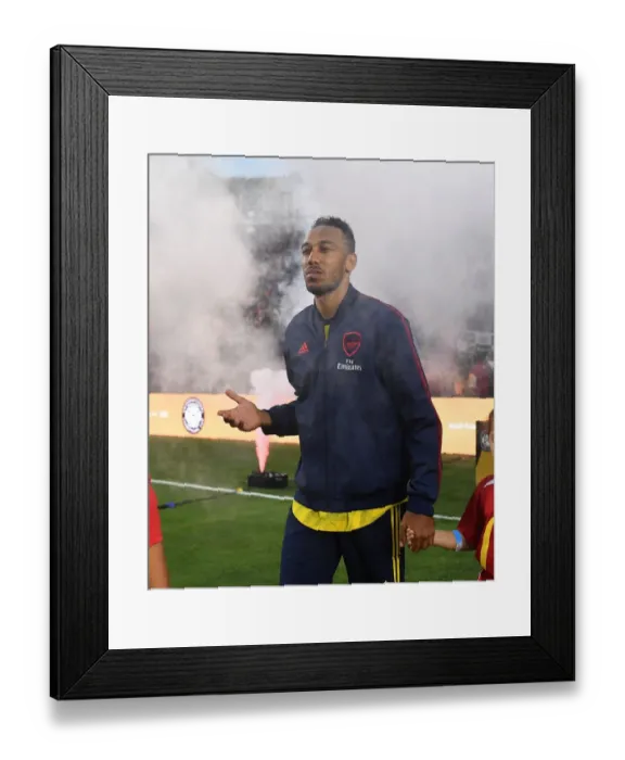 Framed Print : Pierre-Emerick Aubameyang (Arsenal) Framed Print : Pierre-Emerick Aubameyang (Arsenal)