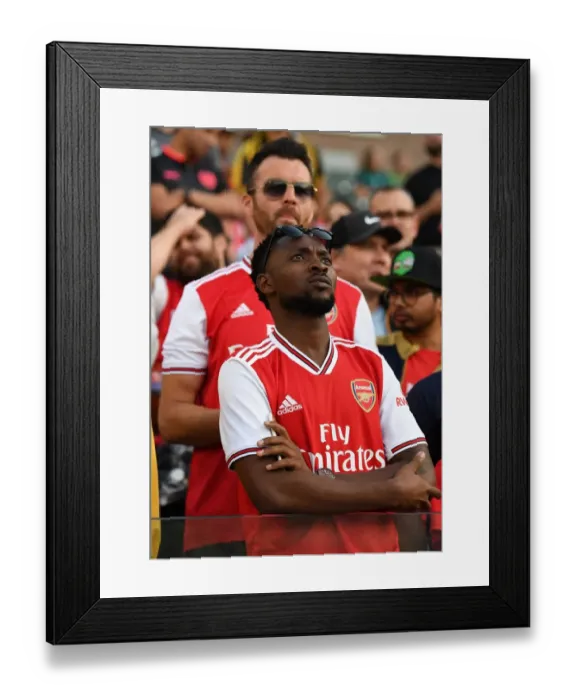 Framed Print : Arsenal fans. Arsenal 2:1 Bayern Munich