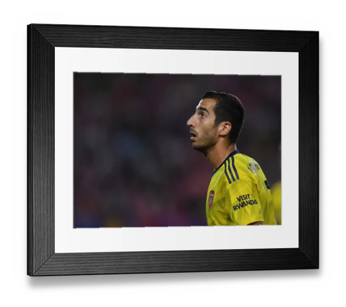 Framed Print : Arsenal FC in US Pre-Season: Mkhitaryan Shines Against Bayern Munich in Los Angeles