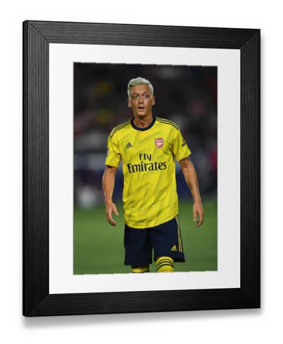Framed Print : Mesut Ozil's Showdown: Arsenal vs Bayern Munich in 2019 International Champions Cup, Los Angeles Framed Print : Mesut Ozil's Showdown: Arsenal vs Bayern Munich in 2019 International Champions Cup, Los Angeles
