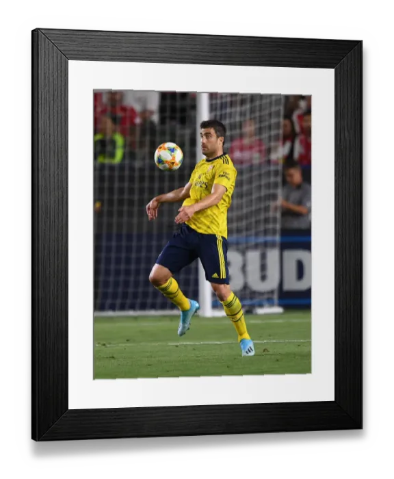 Framed Print : Arsenal vs Bayern Munich: International Champions Cup Clash in Los Angeles (2019-20)