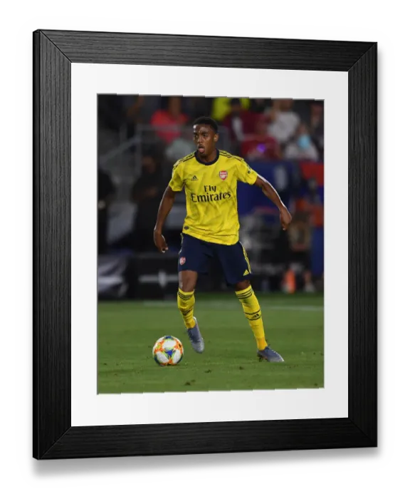 Framed Print : Arsenal FC in Action: Pre-Season Clash Against Bayern Munich in Los Angeles