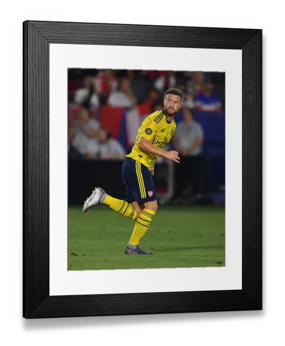Framed Print : Arsenal FC in US Pre-Season: Training Sessions and Match against Bayern Munich in Los Angeles