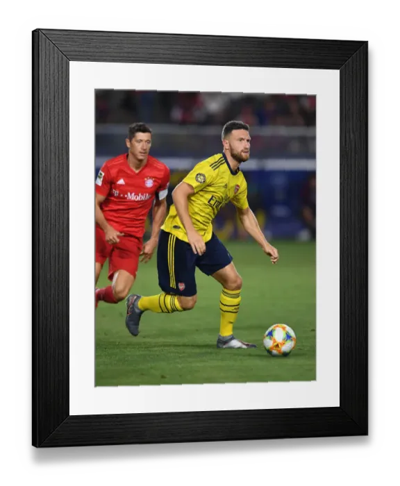 Framed Print : Arsenal vs Bayern Munich: International Champions Cup Clash in Los Angeles (2019)