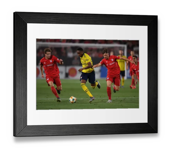 Framed Print : Arsenal FC in US Pre-Season: Clash with Bayern Munich in Los Angeles