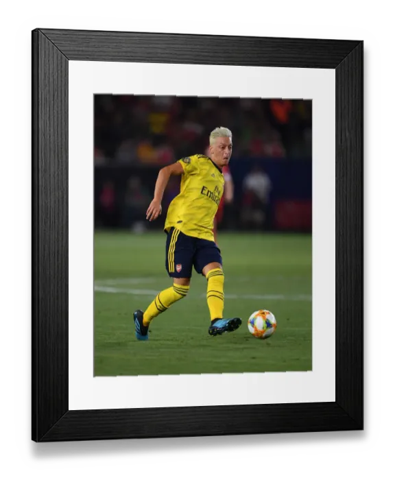 Framed Print : Arsenal FC in US Pre-Season: Mesut Ozil vs Bayern Munich in Los Angeles