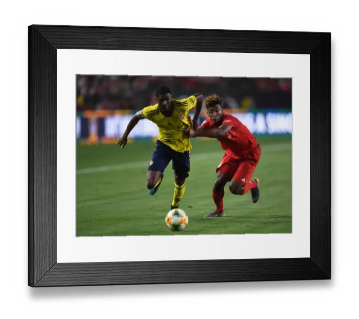 Framed Print : Arsenal vs Bayern Munich: International Champions Cup Showdown - Titans Clash in Los Angeles (2019)