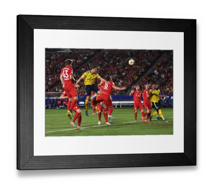 Framed Print : Arsenal FC in US Pre-Season: Arsenal vs Bayern Munich, International Champions Cup, Los Angeles, 2019