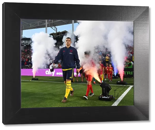 Granit Xhaka: Arsenal's Midfield Maestro Shines in International Champions Cup Match Against Bayern Munich