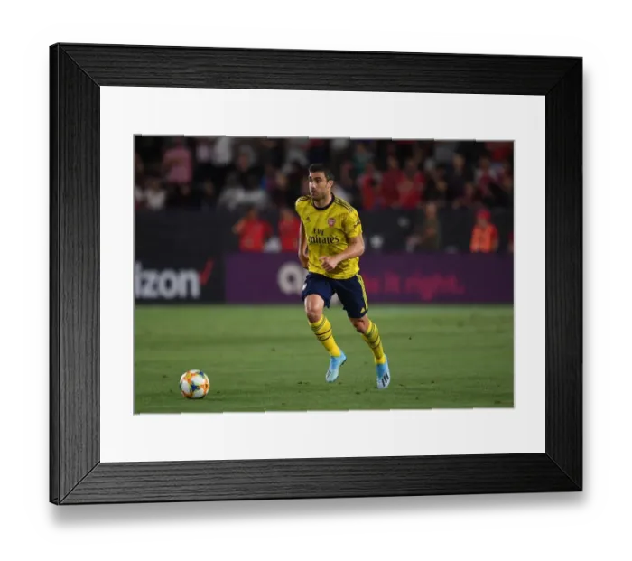 Framed Print : Sokratis (Arsenal). Arsenal 2:1 Bayern Munich