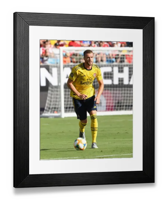Framed Print : Arsenal's Calum Chambers in Action at 2019 International Champions Cup, Charlotte