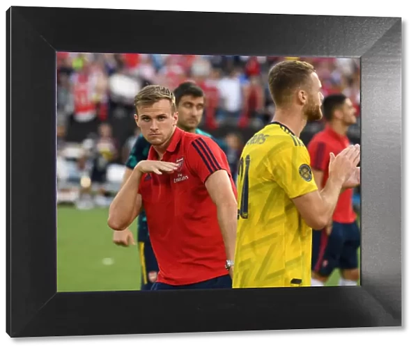 Arsenal's Rob Holding: Post-Match Reflection at 2019 International Champions Cup in Charlotte