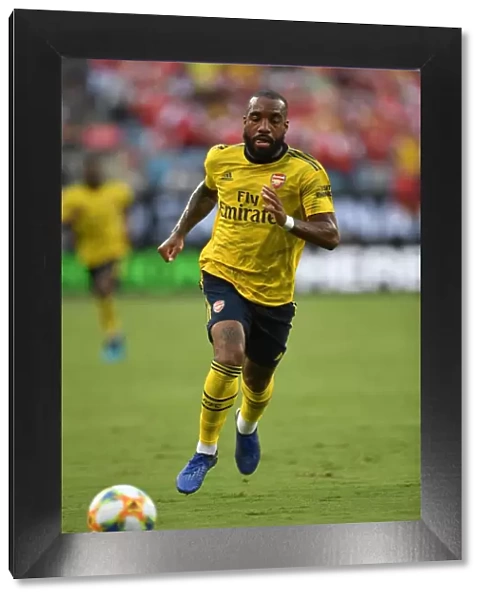 Arsenal's Alexandre Lacazette in Action: Arsenal vs. ACF Fiorentina at 2019 International Champions Cup, Charlotte