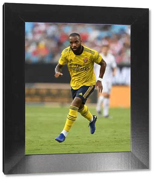 Alexandre Lacazette in Action: Arsenal vs Fiorentina at 2019 International Champions Cup, Charlotte
