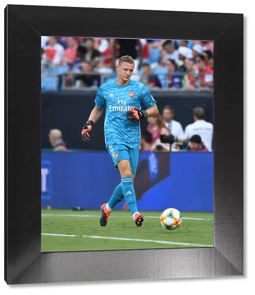 Arsenal vs. ACF Fiorentina: Bernd Leno in Action at 2019 International Champions Cup, Charlotte