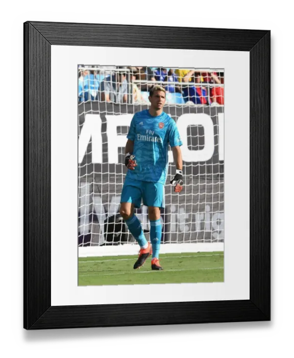 Framed Print : Arsenal's Emi Martinez in Action: Arsenal vs. Fiorentina, 2019 International Champions Cup, Charlotte