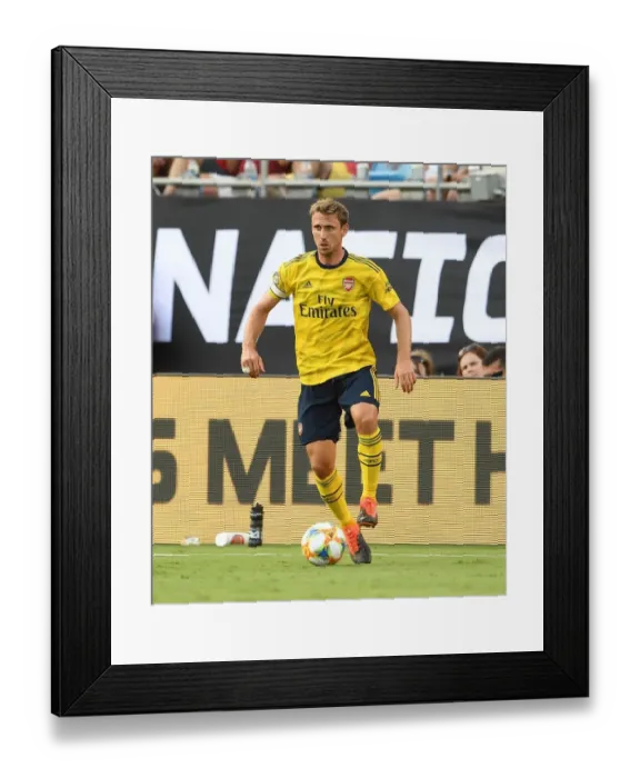 Framed Print : Arsenal's Monreal in Action: Arsenal vs. ACF Fiorentina, 2019 International Champions Cup, Charlotte Framed Print : Arsenal's Monreal in Action: Arsenal vs. ACF Fiorentina, 2019 International Champions Cup, Charlotte