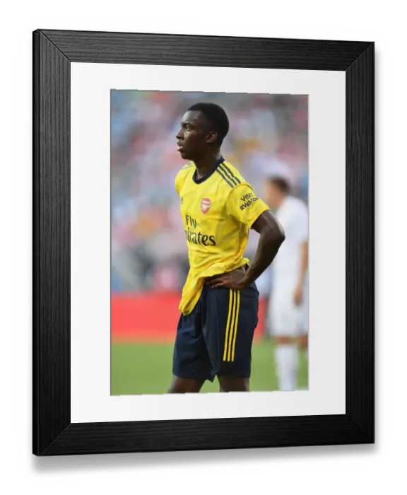 Framed Print : Arsenal's Eddie Nketiah Shines in 2019 International Champions Cup: Arsenal vs. ACF Fiorentina Framed Print : Arsenal's Eddie Nketiah Shines in 2019 International Champions Cup: Arsenal vs. ACF Fiorentina