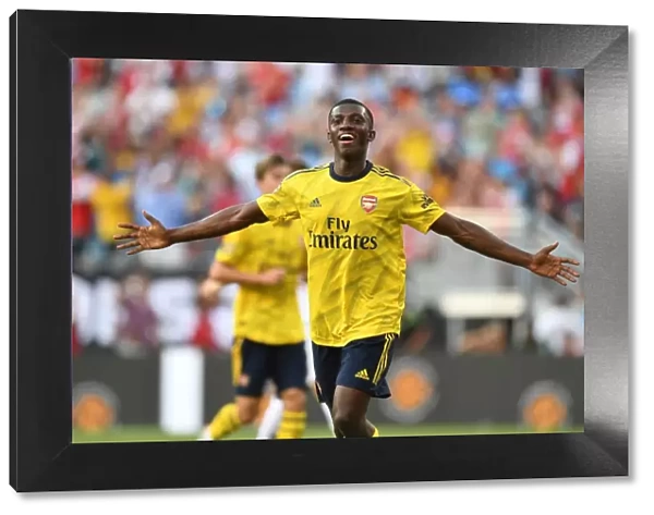 Arsenal's Eddie Nketiah Scores Second Goal Against ACF Fiorentina in 2019 International Champions Cup, Charlotte