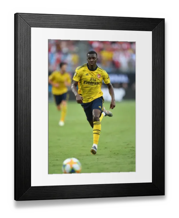 Framed Print : Arsenal vs. ACF Fiorentina: Eddie Nketiah Shines in 2019 International Champions Cup, Charlotte Framed Print : Arsenal vs. ACF Fiorentina: Eddie Nketiah Shines in 2019 International Champions Cup, Charlotte