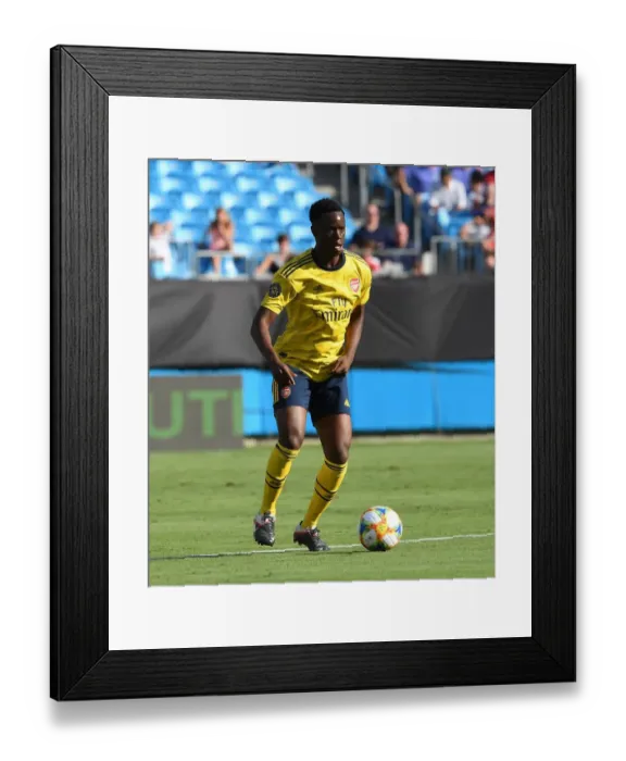 Framed Print : Arsenal vs. ACF Fiorentina: James Olayinka Shines in 2019 International Champions Cup, Charlotte