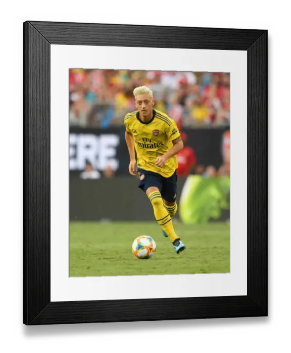 Framed Print : Mesut Ozil in Action: Arsenal vs. Fiorentina, 2019 International Champions Cup, Charlotte Framed Print : Mesut Ozil in Action: Arsenal vs. Fiorentina, 2019 International Champions Cup, Charlotte